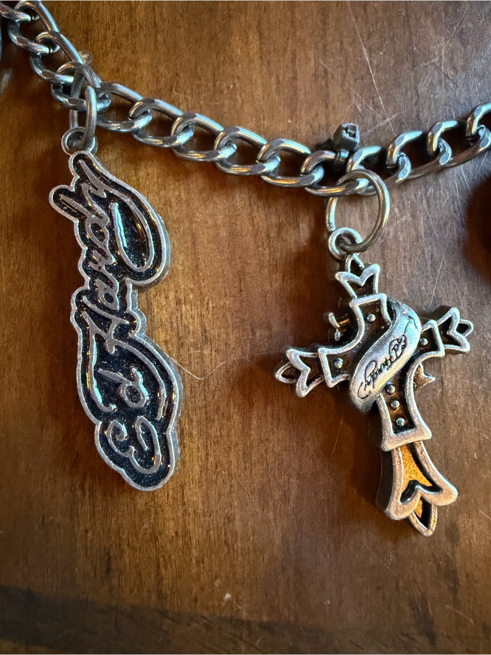 Ed Hardy Purse Bag Chain with Charms #676 - Picture 3 of 7
